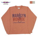 トイズマッコイ TOYS McCOY 長袖 クルーネック スウェット GARMENT DYEING SWEAT SHIRT MARILYN MONROE ANYTHING GOES TMC2358