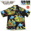 サンサーフ SUN SURF Mister Freedom レーヨン ハワイアンシャツ FLYING SAUCERS ROCK N ROLL SHIRT アロハシャツ ミスターフリーダム SC39251 【2024年春夏新作】