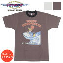 トイズマッコイ TOYS McCOY 半袖 Tシャツ WOODY WOODPECKER ウッディ ウッドペッカー WOODY WOODPECKER IN THE SPACE TMC2408【2024年春夏新作】