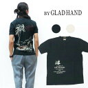 BY GLAD HAND バイ グラッドハンド 半袖 ヘンリーネック Tシャツ 刺繍 胸ポケット PORTRAITS BYGH-20-SS-21 HIT