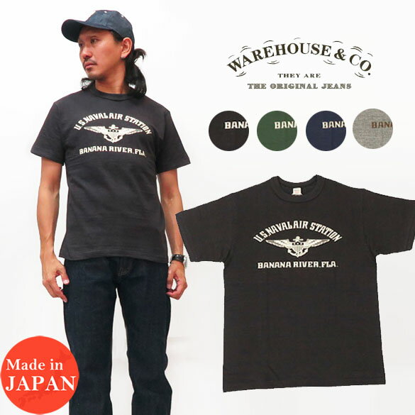 ウェアハウス WAREHOUSE 半袖 プリント Tシャツ 