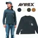 AVIREX アビレックス 長袖 コンビネーション アーミー Tシャツ COMBINATION　ARMY 6103543