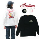 インディアンモーターサイクル Indian Motorcycle 長袖 プリント Tシャツ HOMEWARD BOUND IM68593