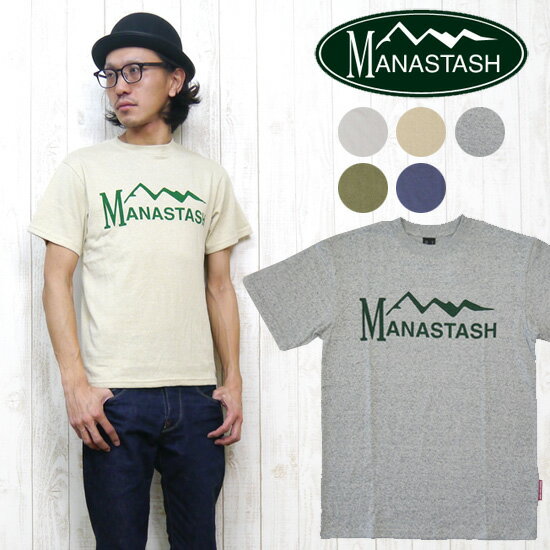 MANASTASH マナスタッシュ 半袖 ロゴ Tシャツ Logo Tee 7153005