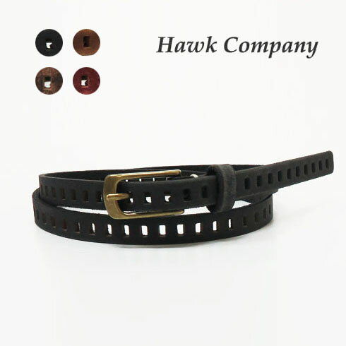 ホークカンパニー HAWK COMPANY レザー ベルト 革 メンズ レディース 1013 ホークカンパニー HAWK COMPANY レザー ベルト 革 メンズ レディース 1013