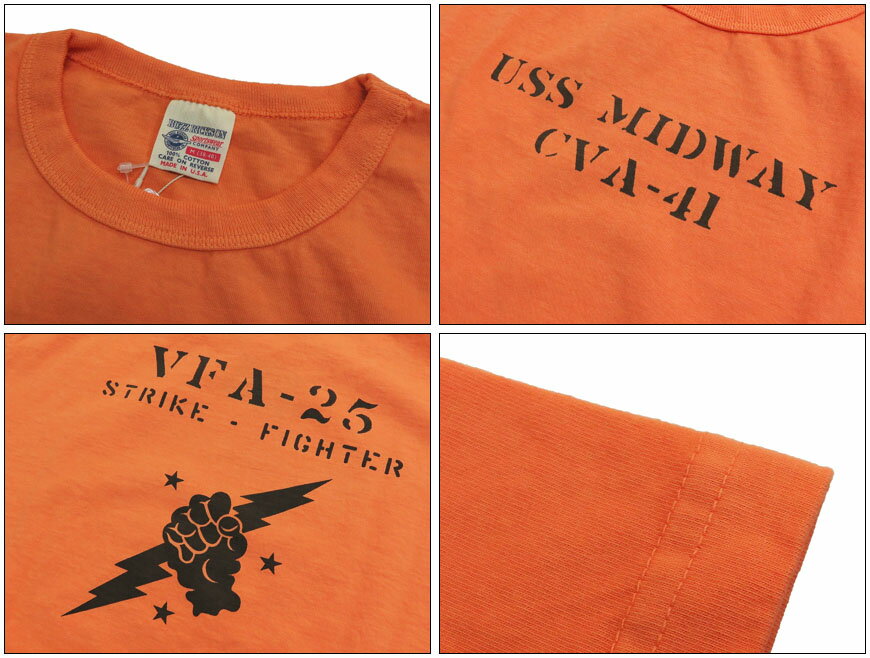 バズリクソンズ BUZZ RICKSON'S 半袖 Tシャツ VFA-25 MADE IN USA BR78290 3