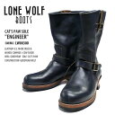 LONEWOLF BOOTS ロンウルフブーツ エンジニアブーツ ブラックキャッツポウソールCAT'S PAW SOLE 