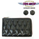 トイズマッコイ TOYS McCOY ホースハイド レザーキルティング ショートウォレット ラウンドジッパー LEATHER QUILTED SHORT WALLET TMA1833 【送料無料】