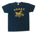 oYN\Y BUZZ RICKSON'S  TVc SLUBYARN TEE BARKSDALE AFB.LA. vg { BR78509