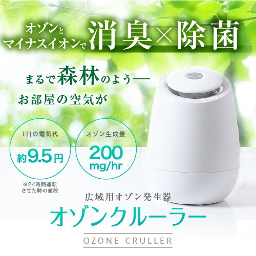 正規代理店 オゾンクルーラー OZCR400WH ホワイト