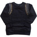 秋冬SALE スタッズトレーナースウェットトレーナー ラスタマニス子供服セール 90cm 100cm 110cm 120cm 130cm【メール便 OK】