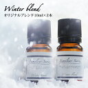 Winter Blend 10ml・2本セット☆風邪が気になる季節に☆メール便可 精油 アロマ アロマオイル 風邪 抗菌 抗ウィルス 予防 ひきはじめ ブロック ティートリー ラベンダー ウイルス 対策 グッズ 加湿器 ディフューザー ルームフレグランス