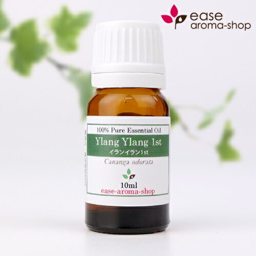 【オーガニック】イランイラン1st 10ml 【精油 エッセンシャルオイル アロマオイル アロマ ギフト イランイラン 1st ファースト】【AEAJ表示基準適合認定精油】【RCP】