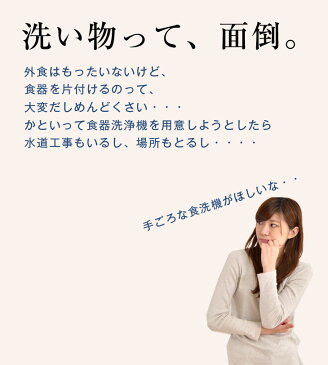 工事不要で楽々設置◆送料無料◆ 食洗機 食器乾燥機 洗浄機食器乾燥器 ホワイト 電化製品 電化製品調理機器 送料無料 キッチン家電 一人暮らし テレビ 食器乾燥 洗い物 食器 食器洗い乾燥機