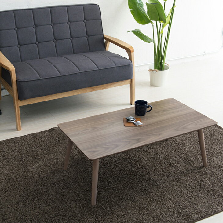 Rakuten - テーブル 折りたたみ 90cm 丸足 おしゃれ 北欧 コンパクト ブラウン メラミン樹脂 折れ脚 座卓 机 センターテーブル 折りたたみテーブル