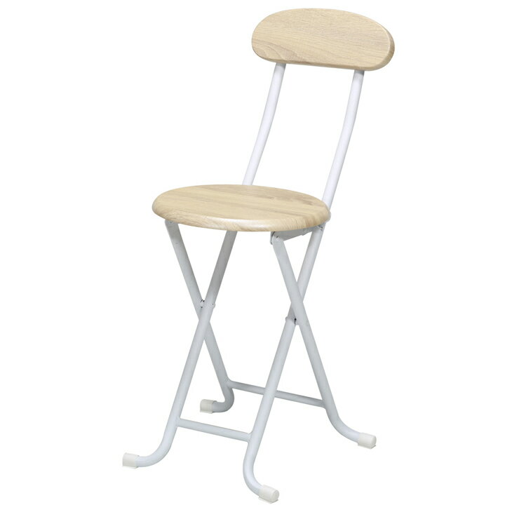 【本日クーポン5%引】 木目 折りたたみチェア 完成品 折りたたみ コンパクト チェア 椅子 いす イス ダイニングチェアー チェアー 折り畳み 折畳み シンプル 省スペース 背もたれ付 モダン