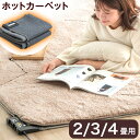【本日5%引クーポン】 ホットカーペット 防ダニ 電気カーペット 暖房器具 暖房 長方形 2畳 3畳 4畳 176×176 195×235 195×290 床暖...