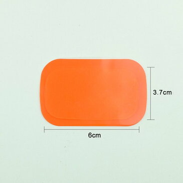EMS ジェルシート SIXPAD互換 6枚(1袋) 39x63mm シックスパッド交換用 AbsFit 対応 EMS 腹筋用 通電 電極 アブズフィット2 化粧袋で梱包