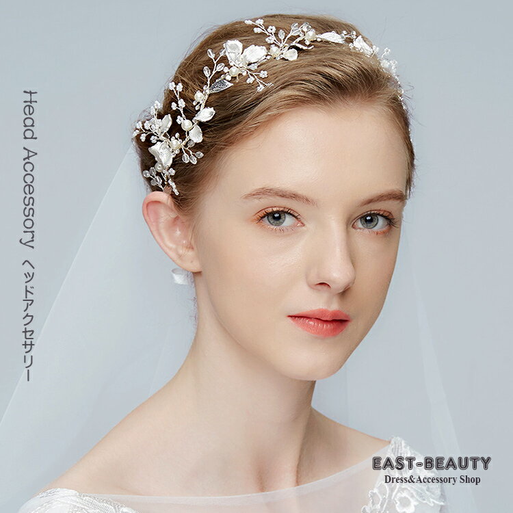 ◆冬の感謝SALE◆お花モチーフカチューシャ 楽天ランキング入賞 ヘッドドレス ヘッドアクセサリー パーティー ウェディング ブライダル 結婚式 二次会 演奏会...