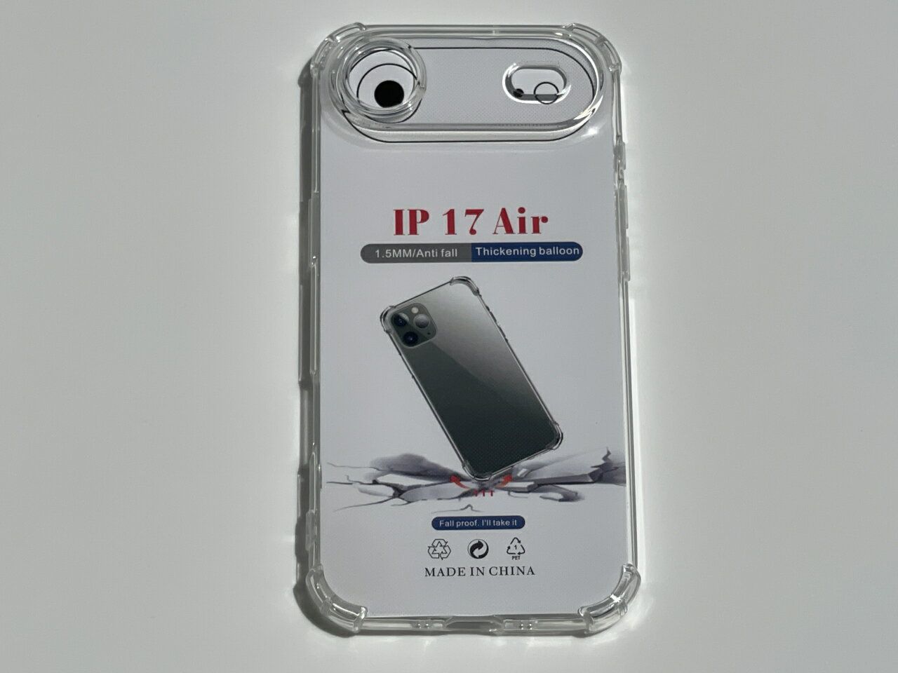 iPhone 17 Air 6.7  Ѿ׷  TPU ե Ʃ ꥢ  ߤ