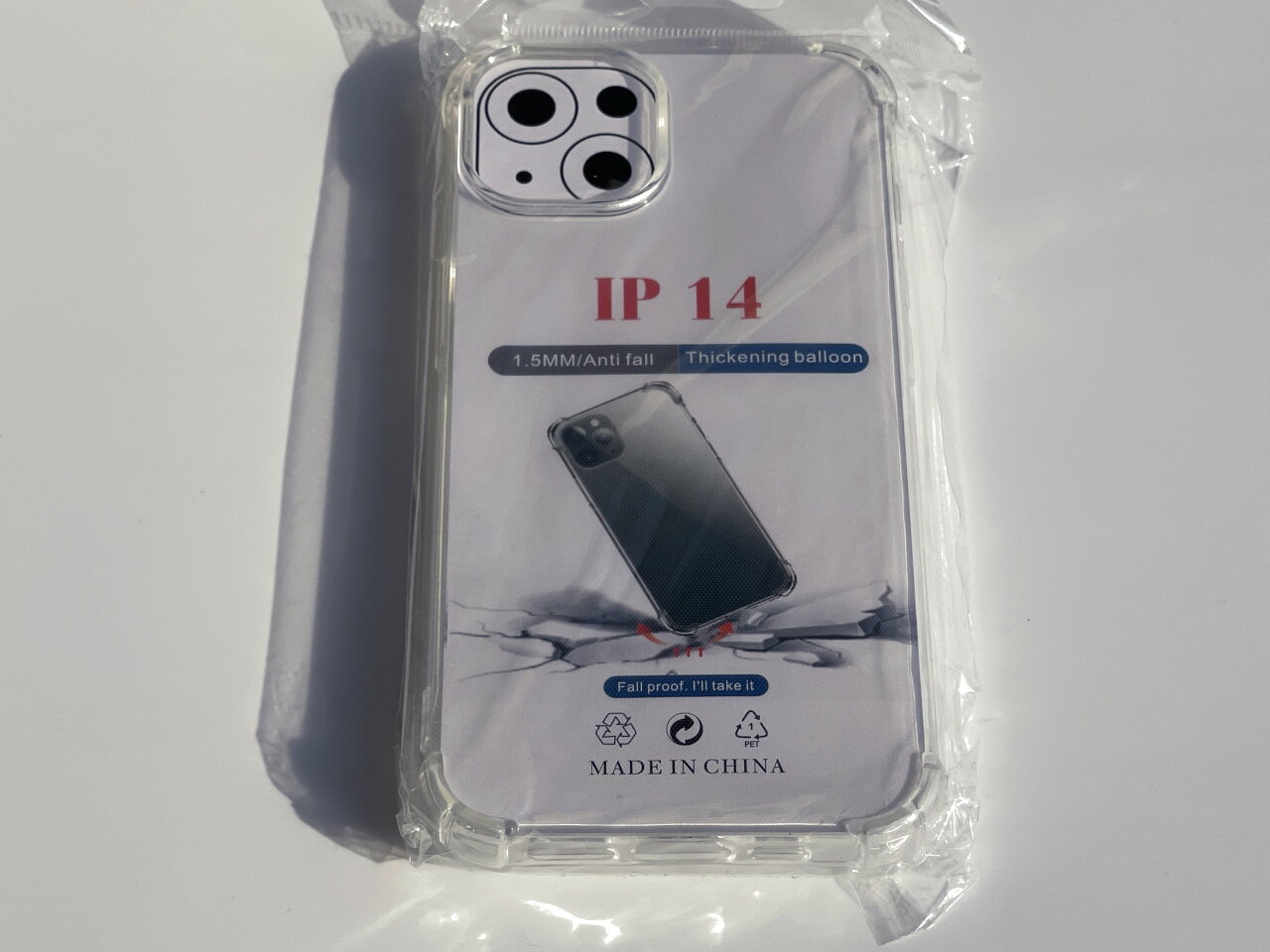 Rakuten - iPhone 14 6.1インチ 耐衝撃 上質 TPU ソフト 透明 クリア ケース みみ