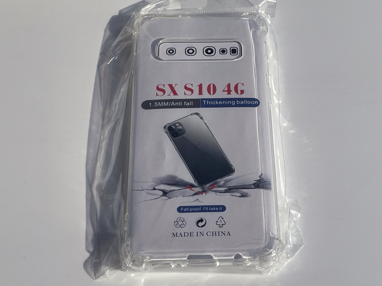 Rakuten - Galaxy S10 SCV41 SC-03L 耐衝撃 上質 TPU ソフト 透明 クリア ケース みみ
