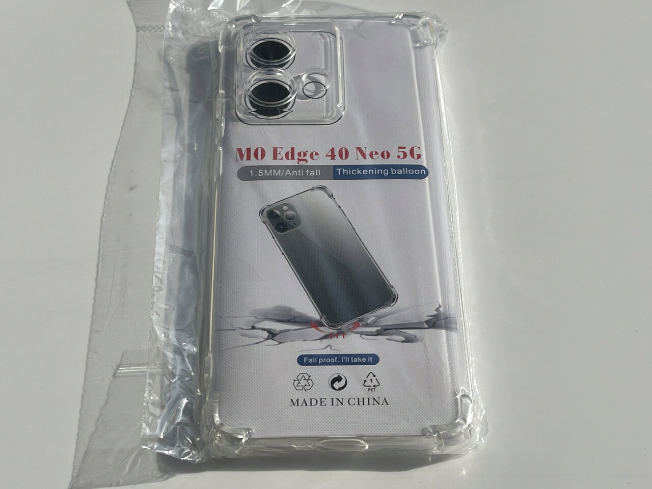 Rakuten - motorola edge 40 neo 6.55インチ 2024年 耐衝撃 上質 TPU ソフト 透明 クリア ケース みみ