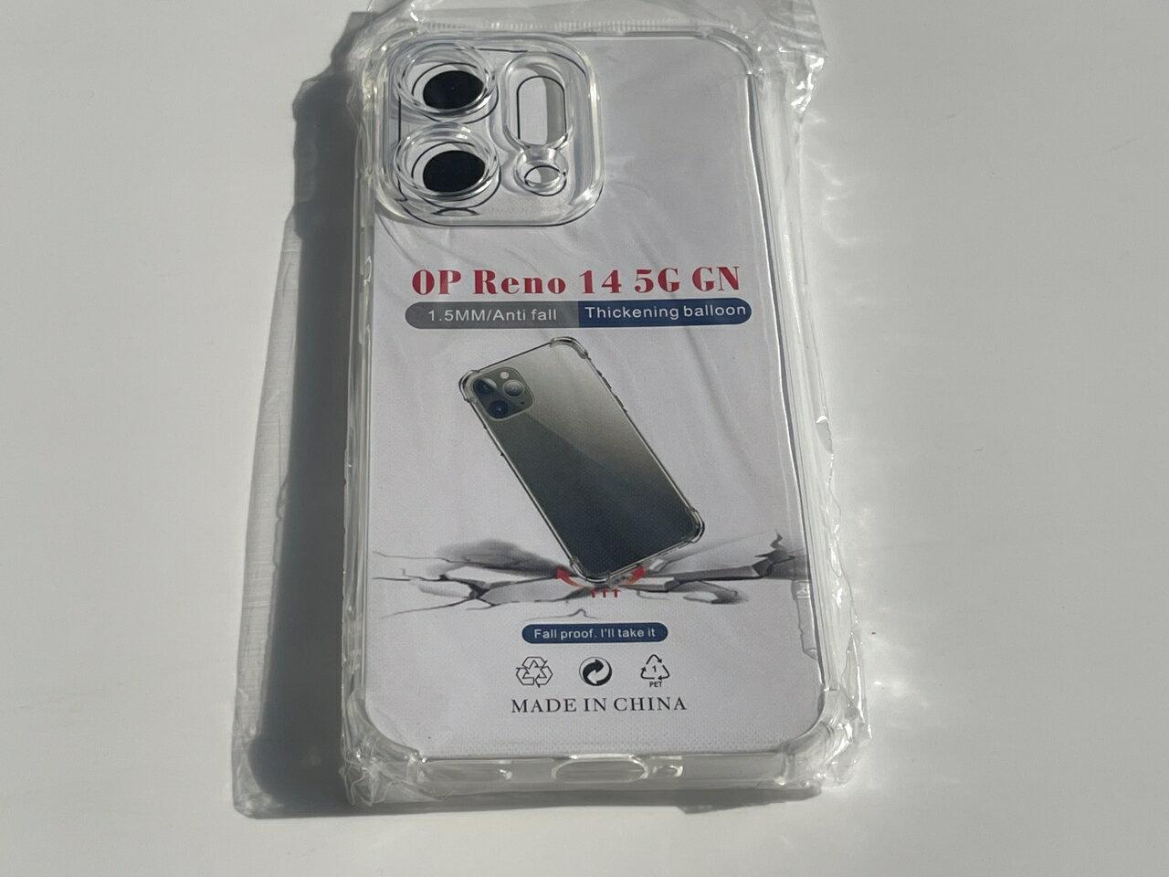 OPPO Reno14 5G 6.6����� �Ѿ׷� ��� TPU ���ե� Ʃ�� ���ꥢ ������ �ߤ�