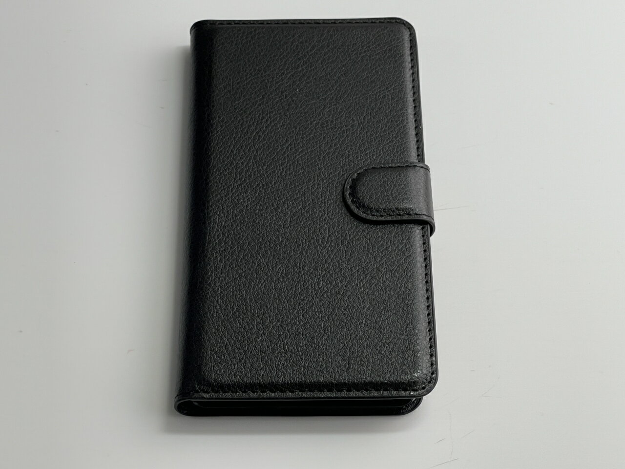 乐天商城 - HUAWEI honor6 Plus 5.5インチ 手帳型 PUレザー スマホケース 黒色