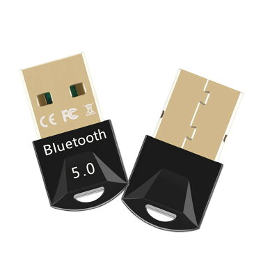 ブルートゥース5.0 Bluetooth5.0 +EDR CSR5.0 無線 USBアダプター 省エネ ブラック 黒色