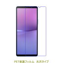 【2枚】 Xperia 10 V SO-52D SOG11 2023 液晶保護フィルム 高光沢 クリア
