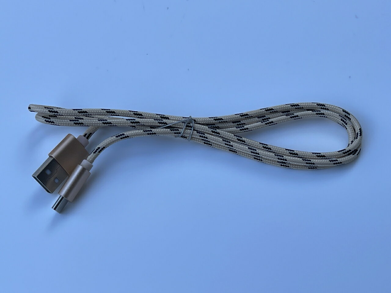 急速充電ケーブル 2.1A 1M 高速データ転送 USB-C 3.0 Type-C 充電ケーブル タイプC ケーブル 金色