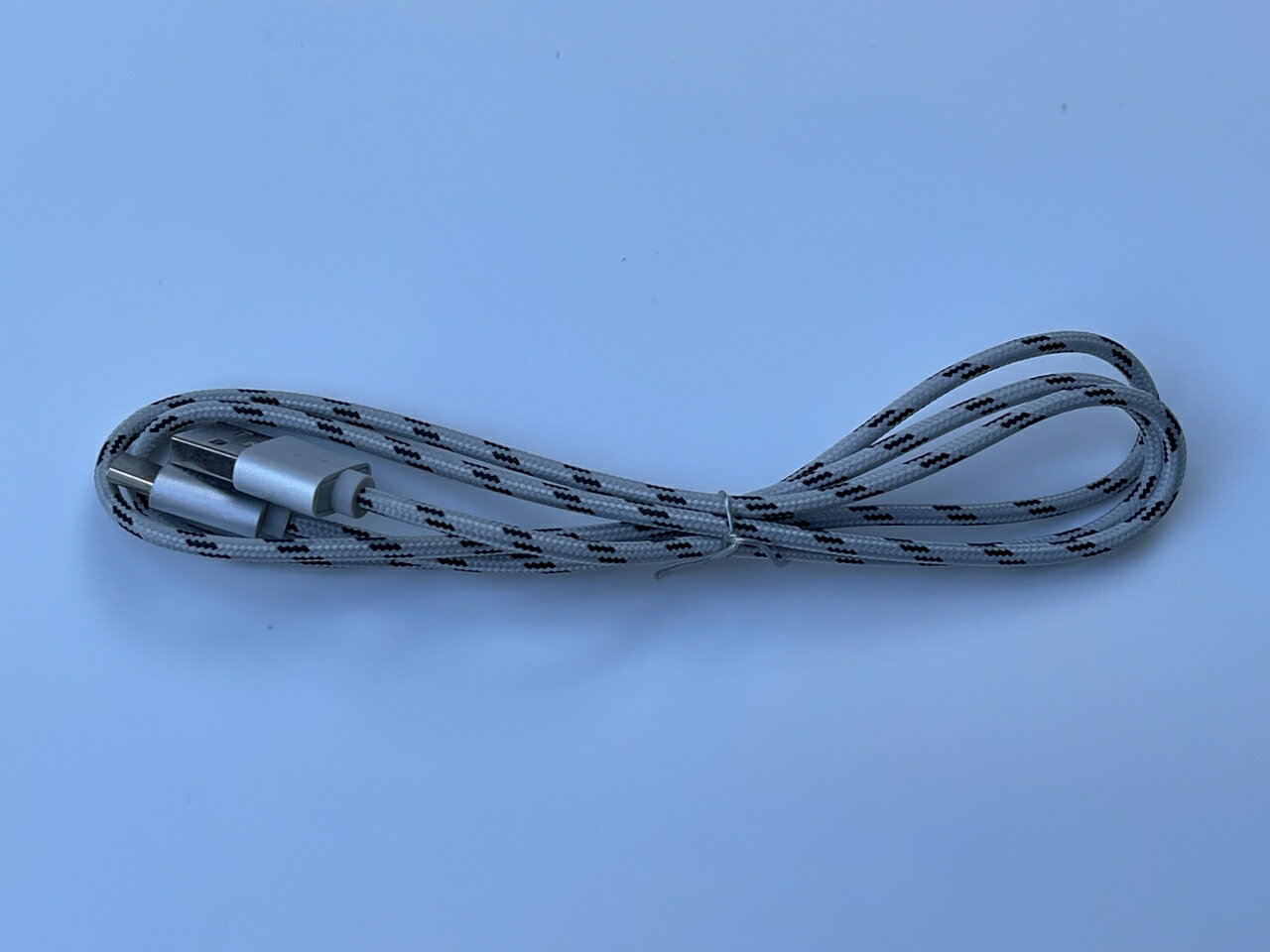 急速充電ケーブル 2.1A 1M 高速データ転送 USB-C 3.0 Type-C 充電ケーブル タイプC ケーブル 銀色