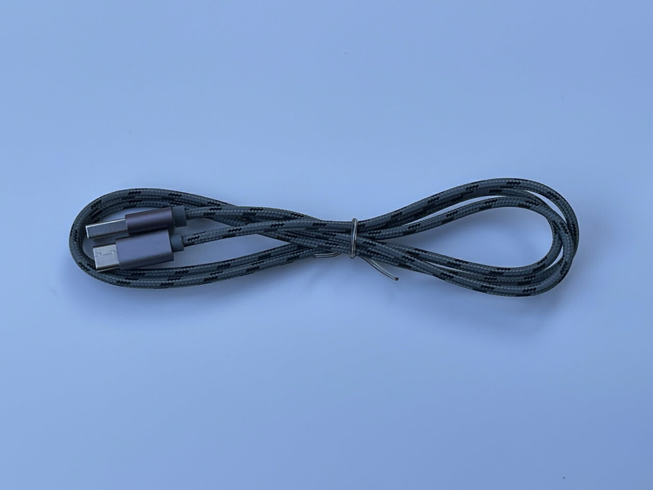 急速充電ケーブル 2.1A 1M 高速データ転送 USB-C 3.0 Type-C 充電ケーブル タイプC ケーブル 灰色