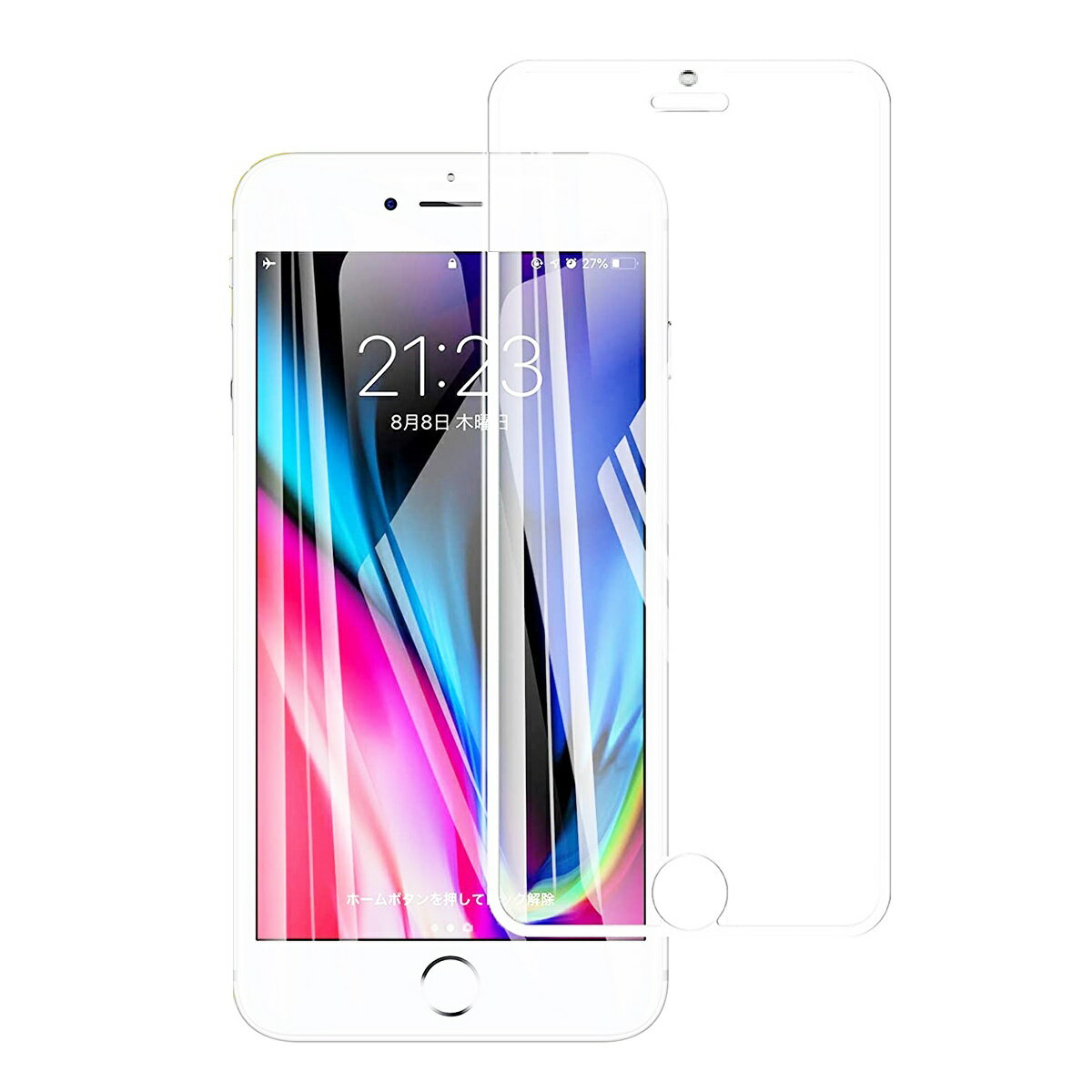 iPhone6 Plus iPhone6s Plus 5.5C` 9H 0.26mm tJo[ Sʕی KX tیtB 2.5D