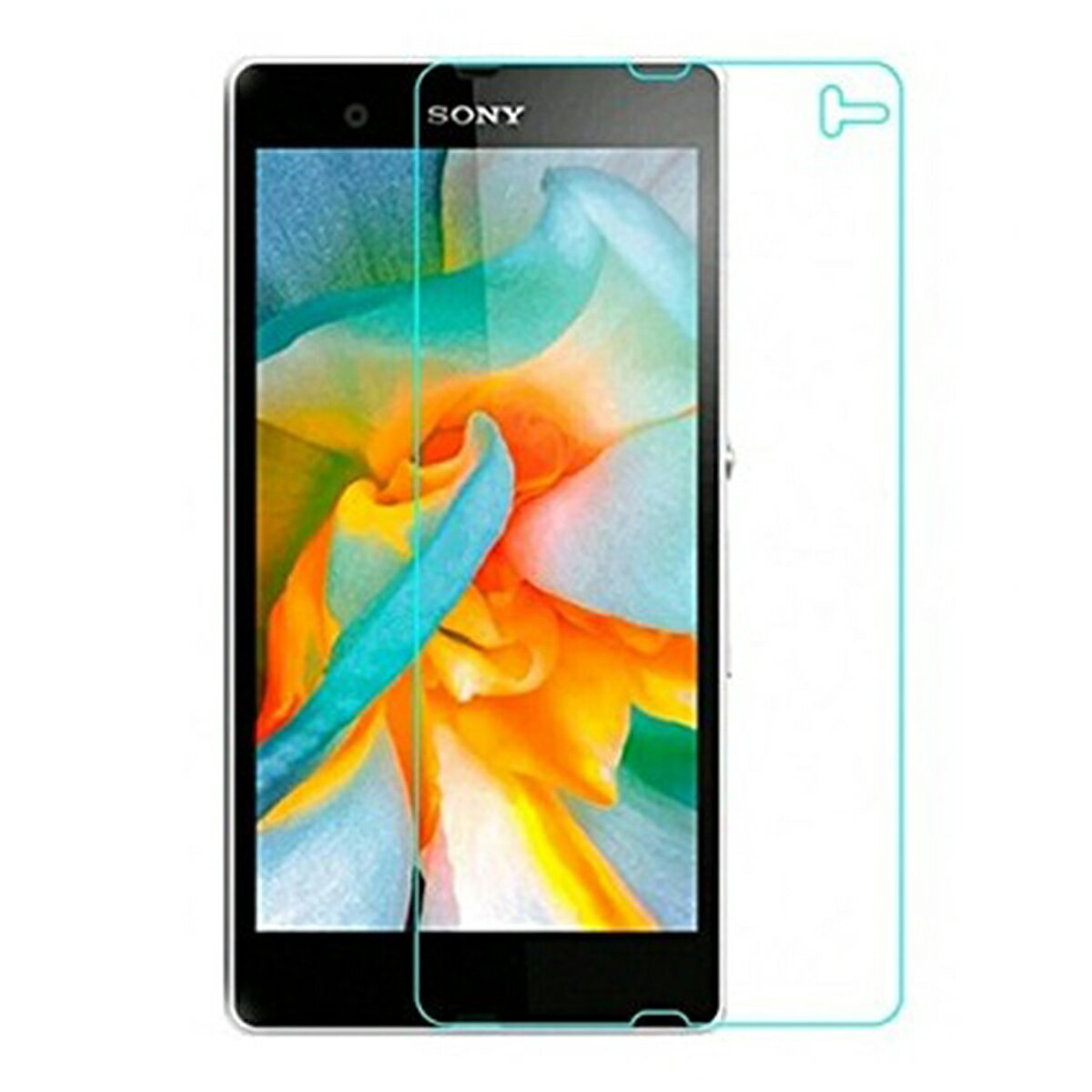 Xperia Z SO-02E 9H 0.26mm 強化ガラス 液晶保護フィルム 2.5D