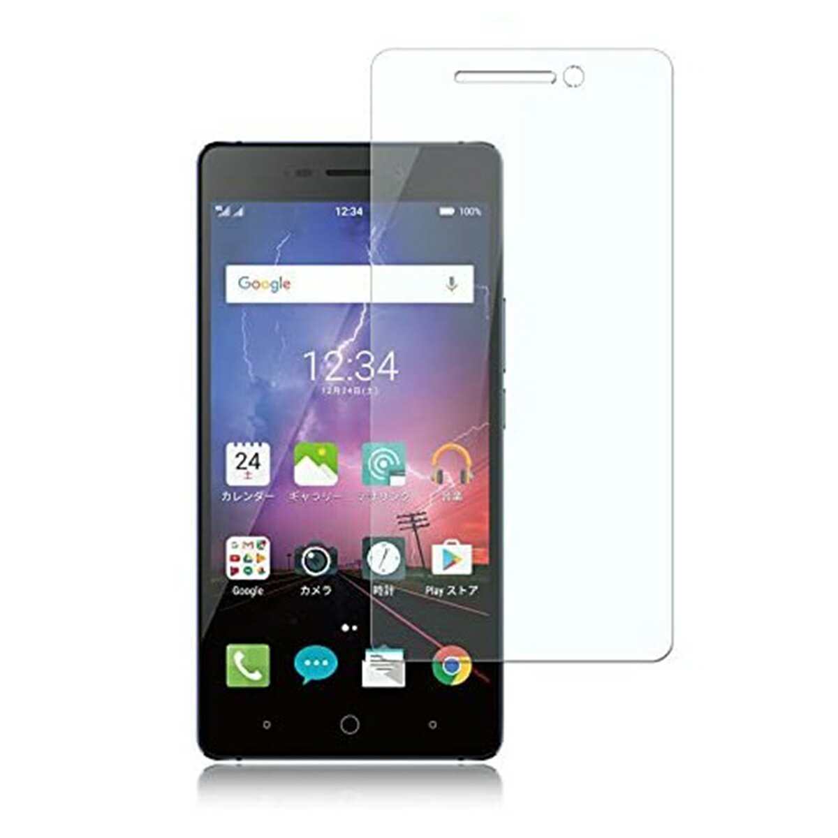 RAIJIN FREETEL ��� FTJ162E 9H 0.3mm �������饹 �վ��ݸ�ե���� 2.5D