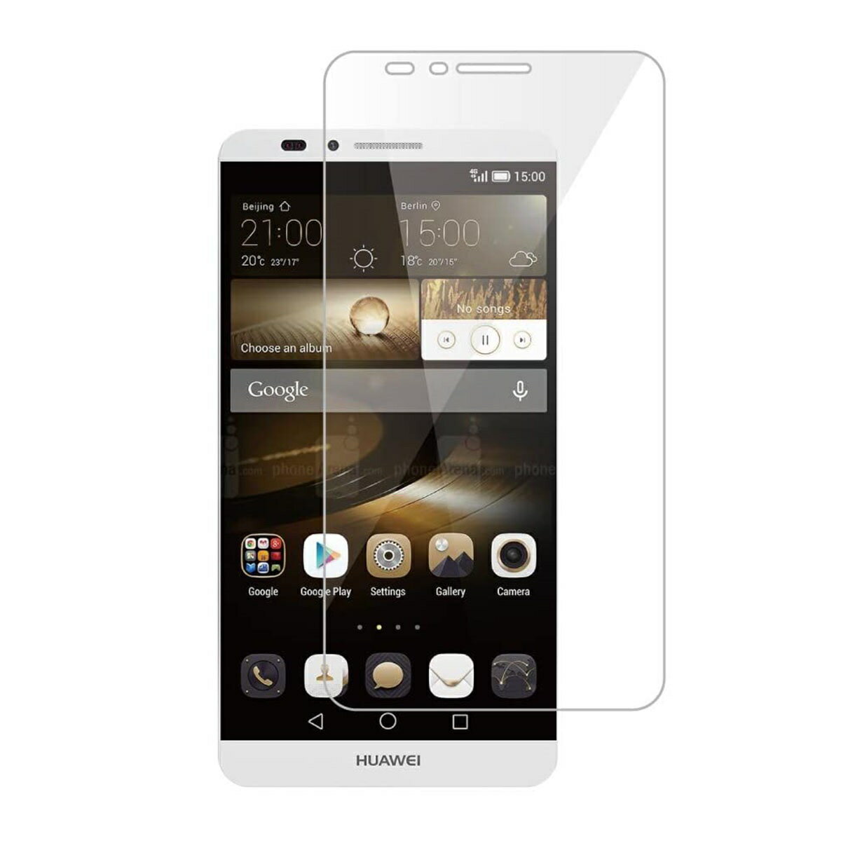 HUAWEI Ascend Mate7 9H 0.33mm 強化ガラス 液晶保護フィルム 2.5D