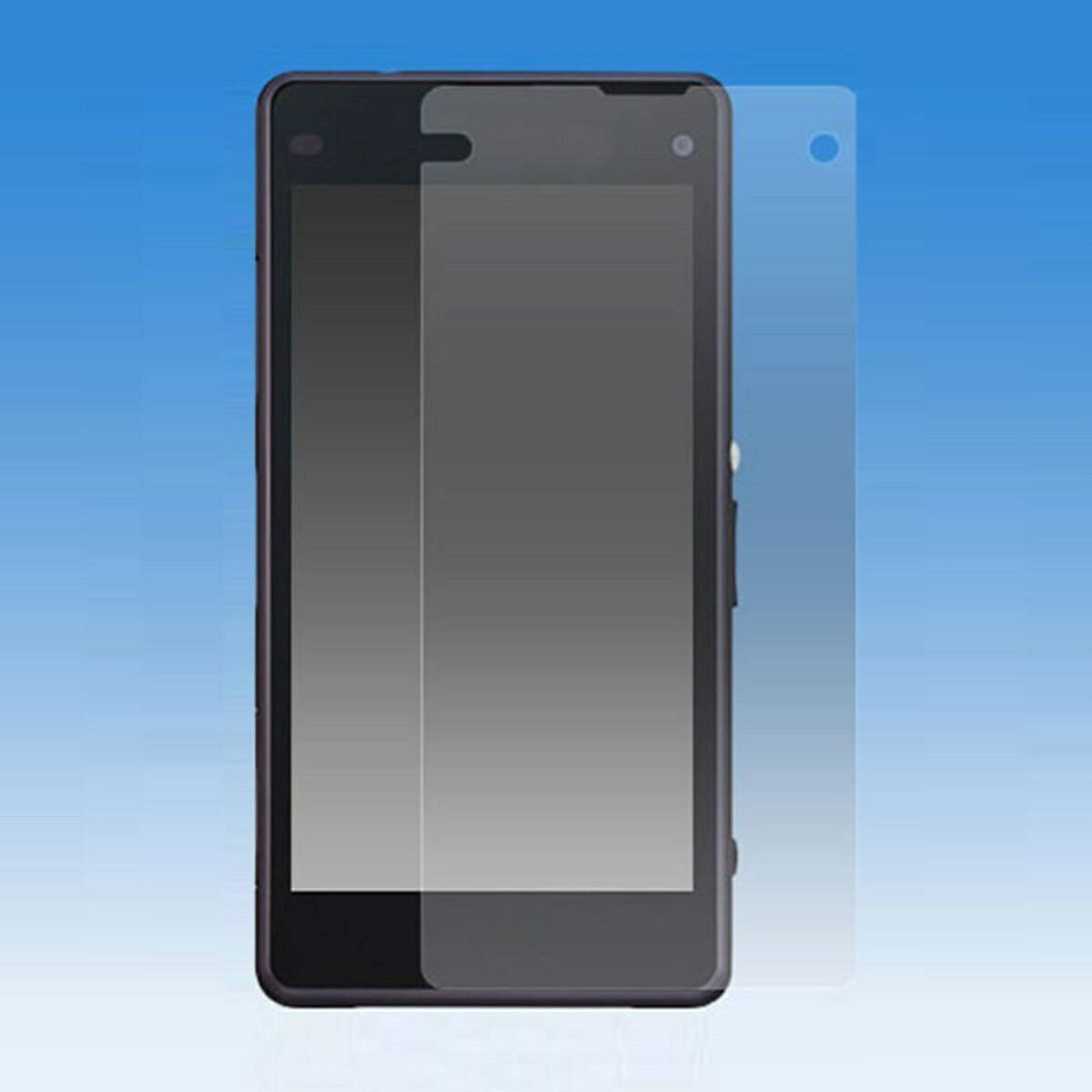 Xperia Z1 f SO-02F Z1mini Z1Compact 9H 0.3mm �������饹 �վ��ݸ�ե���� 2.5D