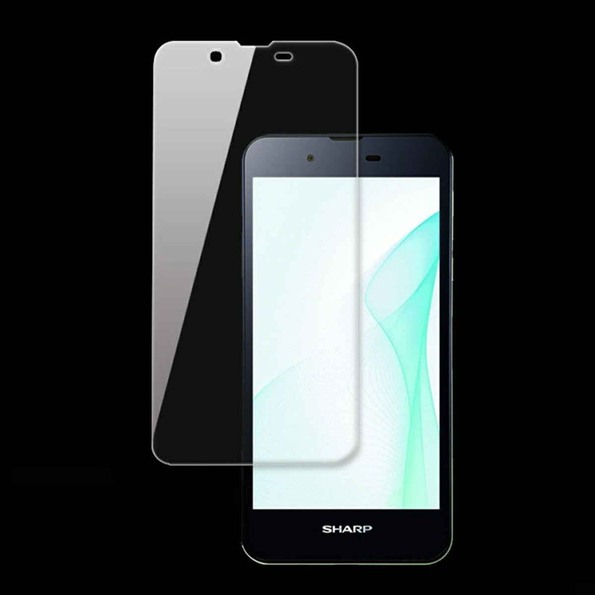 AQUOS U EVER SH-02J SHV37 SH-M04 SH-M04-A 9H 0.3mm �������饹 �վ��ݸ�ե���� 2.5D