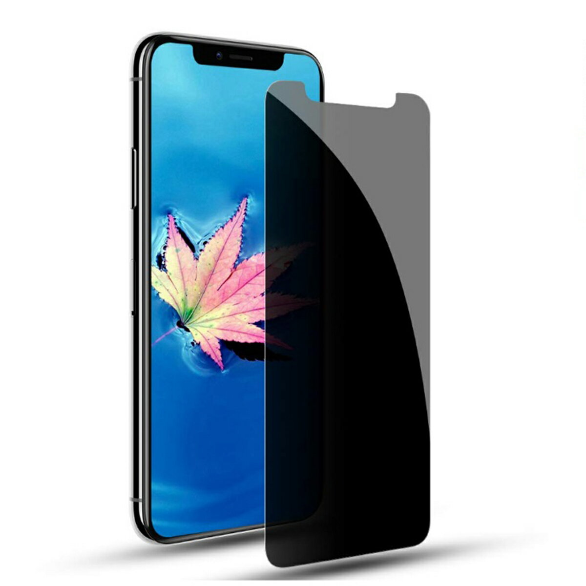 乐天商城 - iPhone 11 Pro MAX 6.5インチ iPhone XS MAX 強化ガラス 3D曲面カバー 覗き防止 のぞき防止 プライバシー保護 2.5D