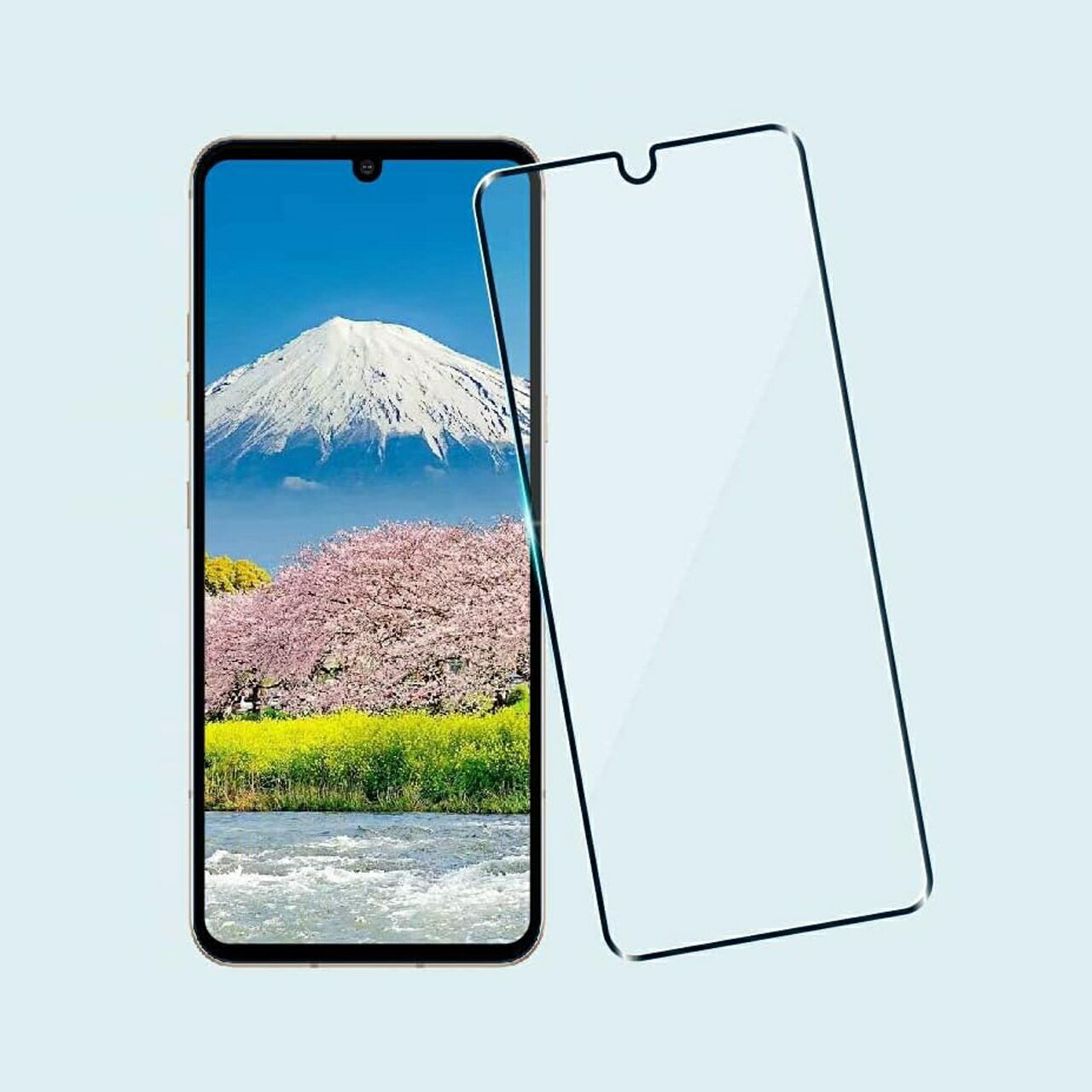 LG V60 ThinQ 5G L-51A 9H 0.26mm �������饹 �վ��ݸ�ե���� 2.5D