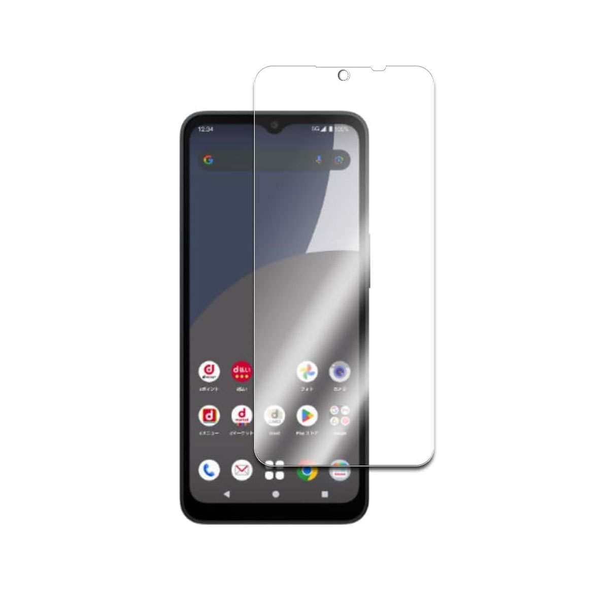 AQUOS wish4 SH-52E A402SH SH-M27 9H 0.3mm 強化ガラス 液晶保護フィルム 2.5D