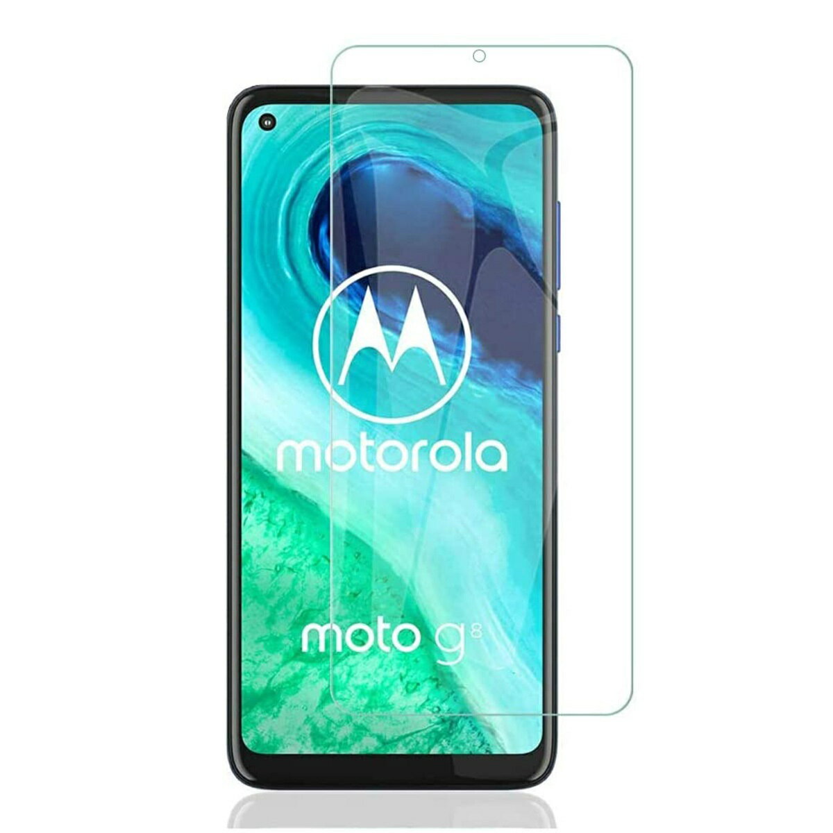 Moto G8 Plus 6.3インチ 9H 0.26mm 強化ガラス 液晶保護フィルム 2.5D