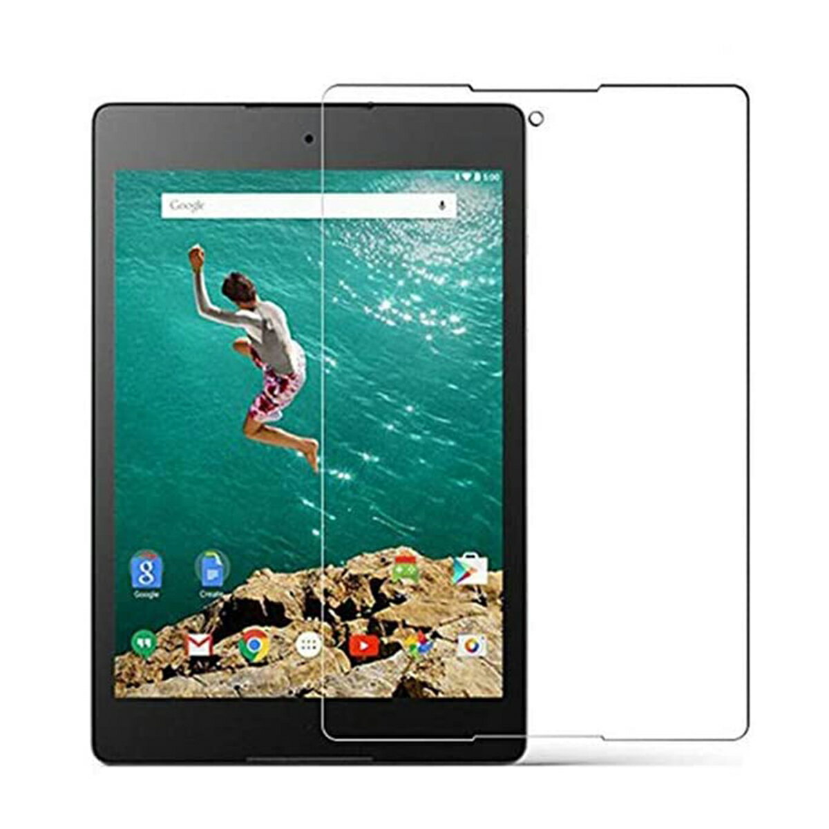Google Nexus9 8.9インチ 9H 0.4mm 強化ガラス 液晶保護フィルム 2.5D
