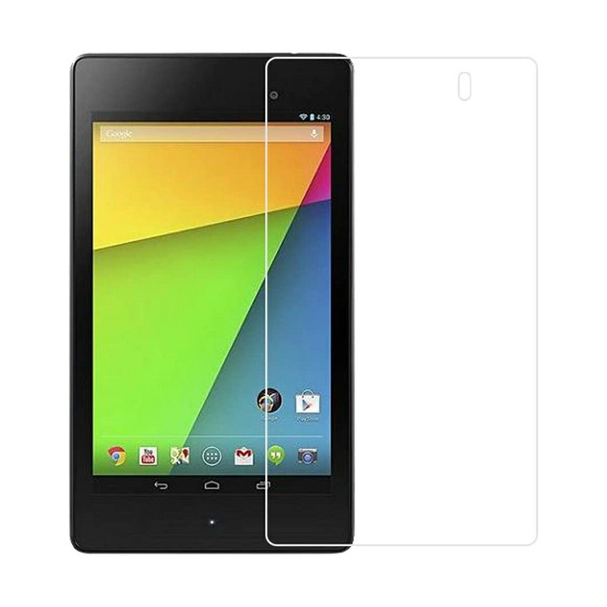 Google Nexus7 2013年 9H 0.33mm 強化ガラス 液晶保護フィルム 2.5D