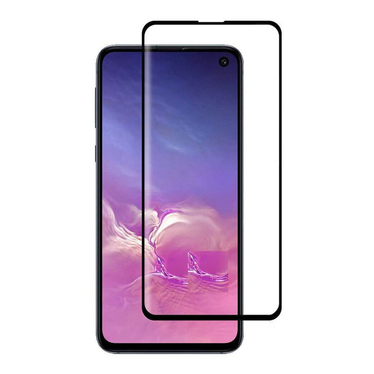 Galaxy S10+ S10 Plus SC-04L SCV42 SC-05L wFؑΉ ۂȂ Sʕی 3DȖʃJo[ KX tیtB 2.5D