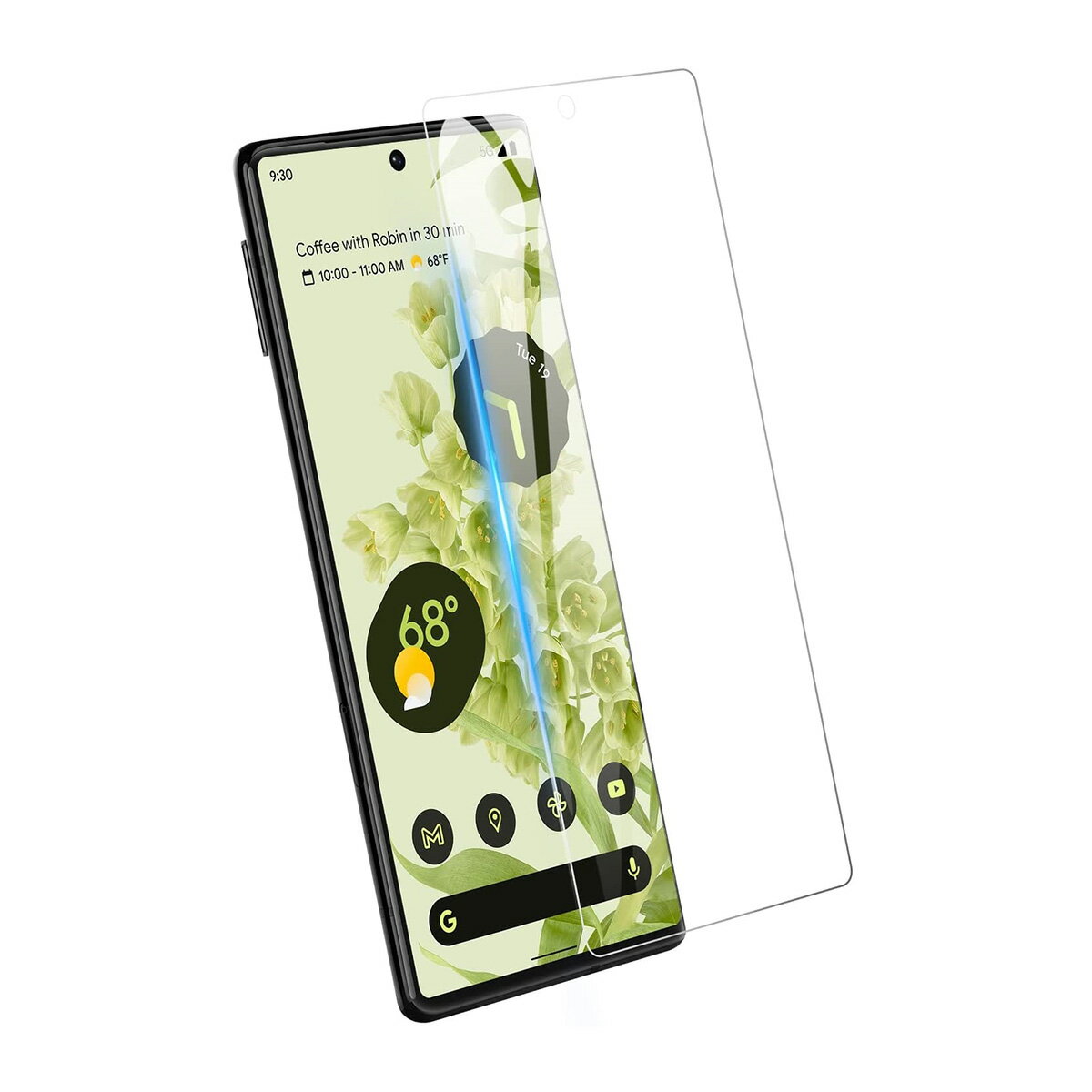 Google Pixel 6 GA02910 6.4インチ 9H 0.26mm 強化ガラス 液晶保護フィルム 2.5D
