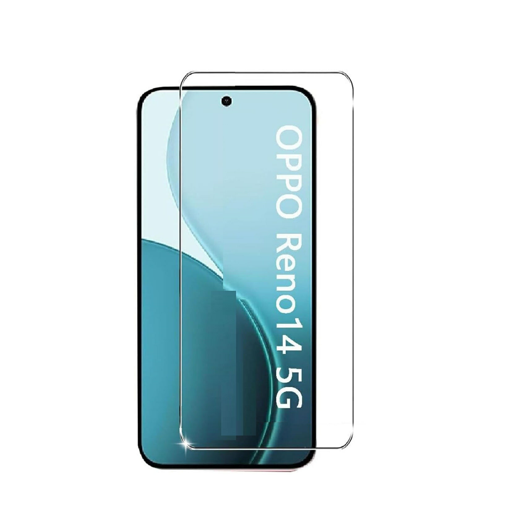 OPPO Reno14 5G 6.6����� 9H 0.26mm �������饹 �վ��ݸ�ե���� 2.5D