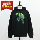 ＼最安値に挑戦／【新品】 バレンシアガ BALENCIAGA 600583 TLV58 Hulk Medium Fit Hoodie スウェット パーカー フーディー ブラック フロント キャラクター プリント メンズ レディース ユニセックス ブラック